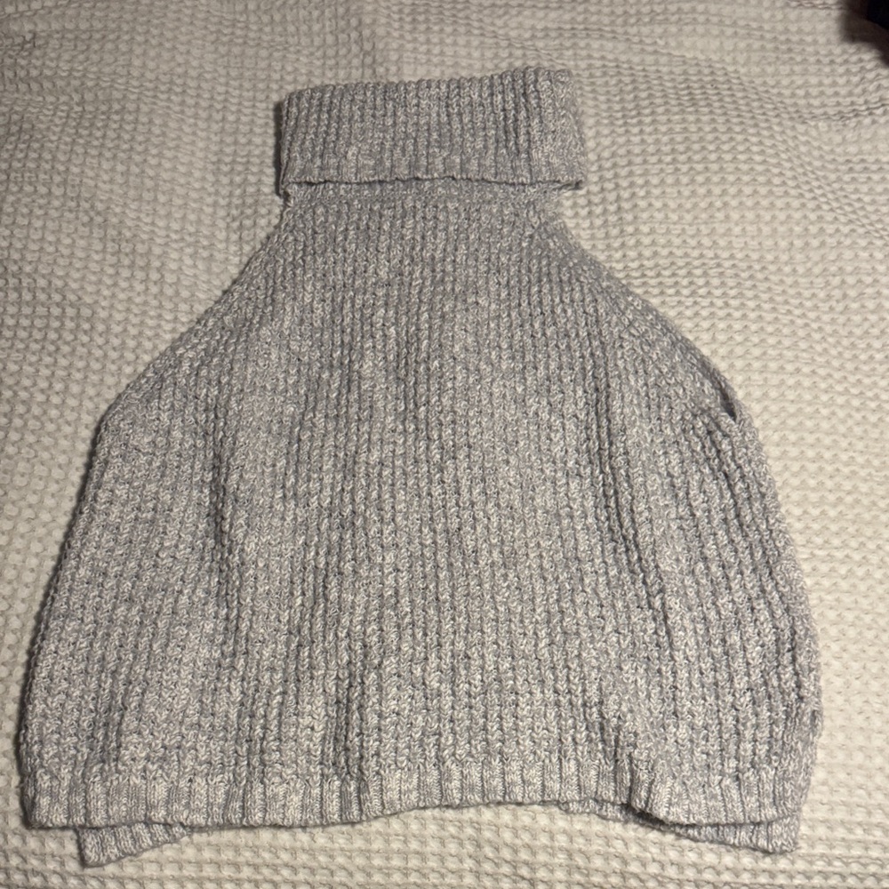 Pilcro Gray Turtleneck Women's Sweater Tank